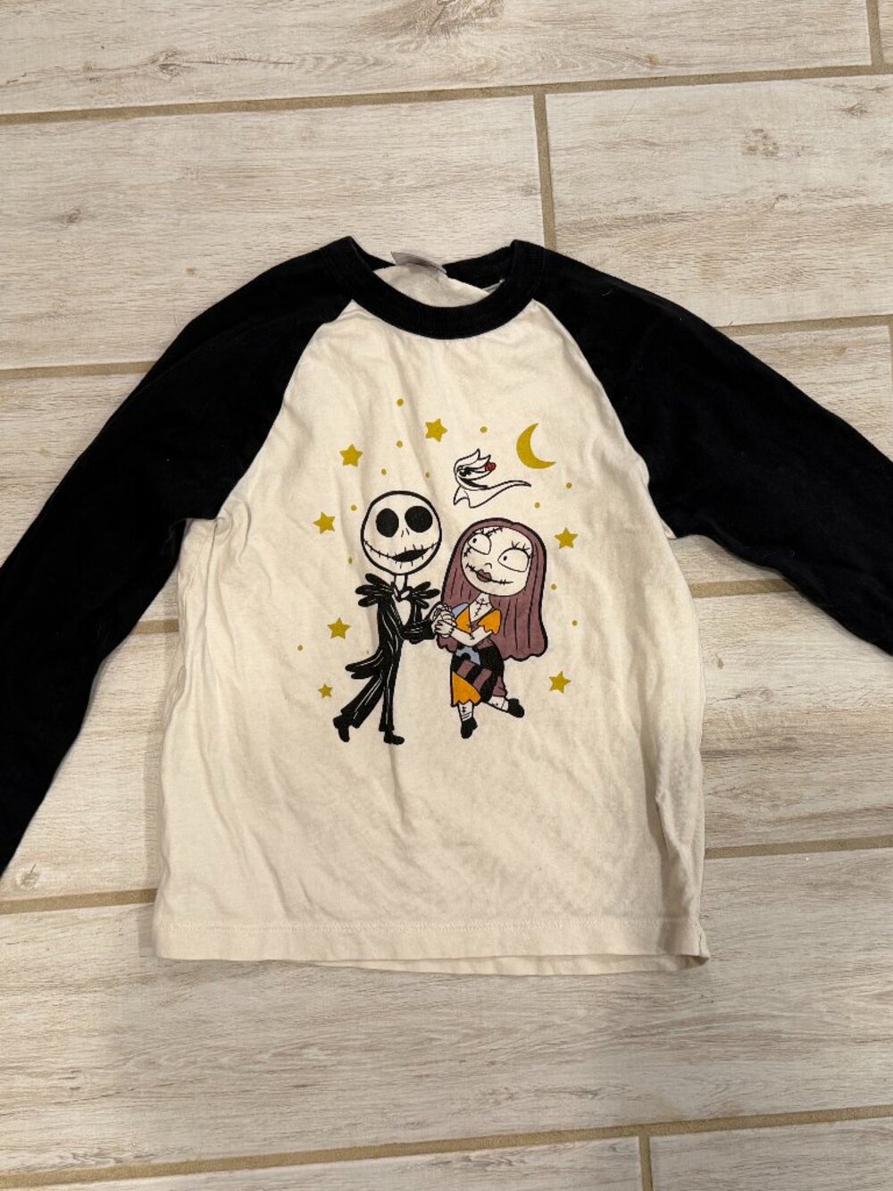 Hanna Andersson Disney Nightmare Before Christmas Jack Sally Tee Size 5 110